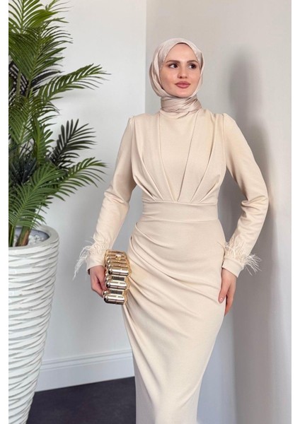 Estella Kuyruklu Balık Abiye Krem fırsatları