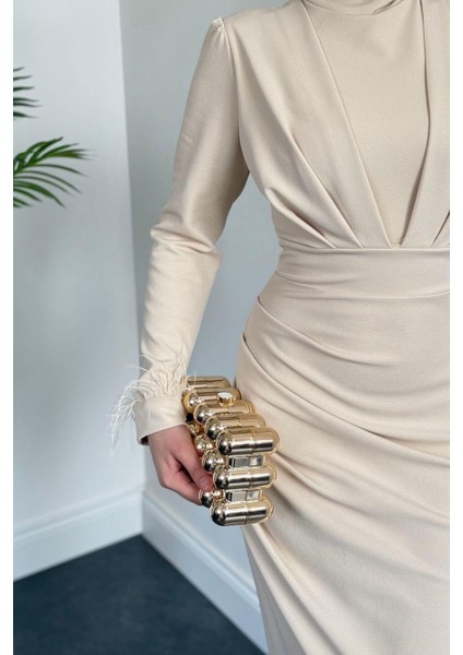 Estella Kuyruklu Balık Abiye Krem indirimleri