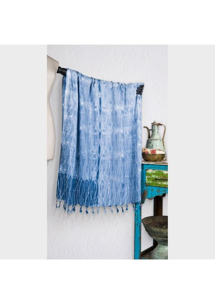 Shibori Peştemal Indigo S. Butterfly