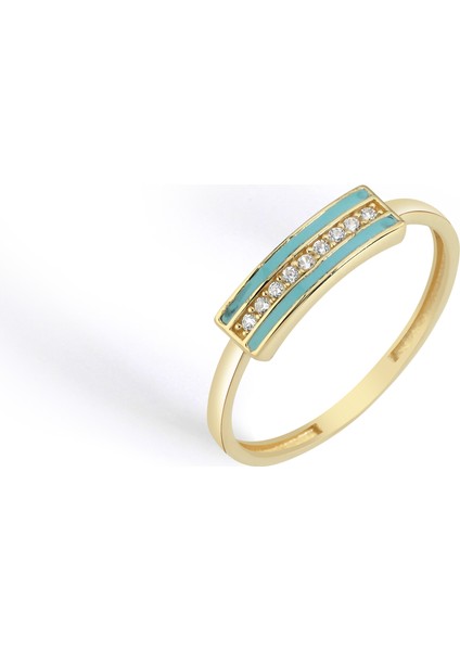 14 Ayar Trend Kadın Altın Yüzük