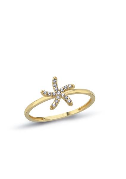 14 Ayar Trend Kadın Altın Yüzük