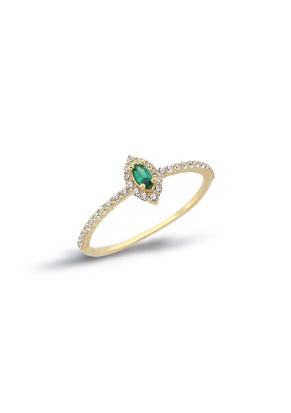 14 Ayar Trend Kadın Altın Yüzük