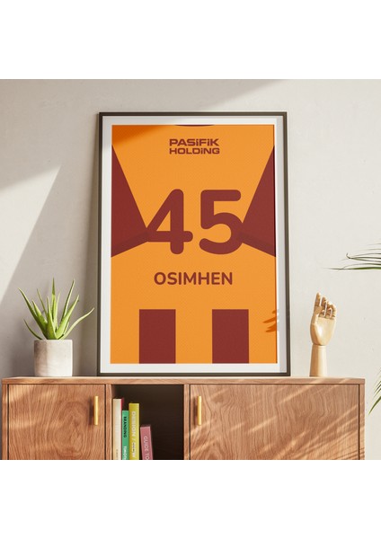 Kişiye Özel Futbol Forma Posteri | Takım Rengi, Isim ve Numarayla Kişiselleştirilmiş Tasarım