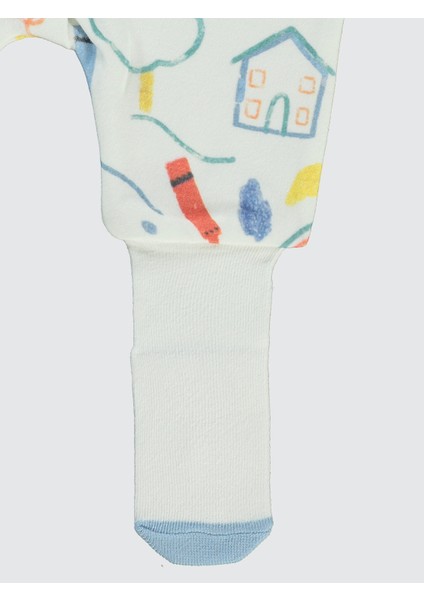 Erkek Bebek Patiksiz Tulum 1-6 Ay Ekru modelleri