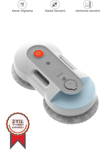 Cam Temizleme Robotu S8 Beyaz Su Püskürtmeli Uzaktan Kumandalı Mobil Ap Control