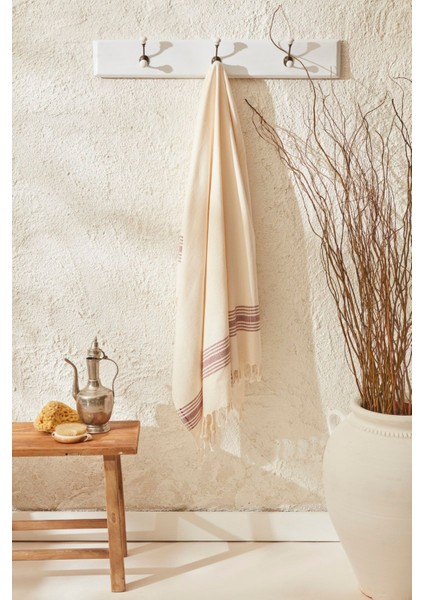 Minka %100 Pamuk Peştamal 90X160 cm Bordo