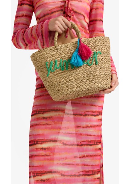 Kadın Hasır Omuz Çantası E1505AXNS