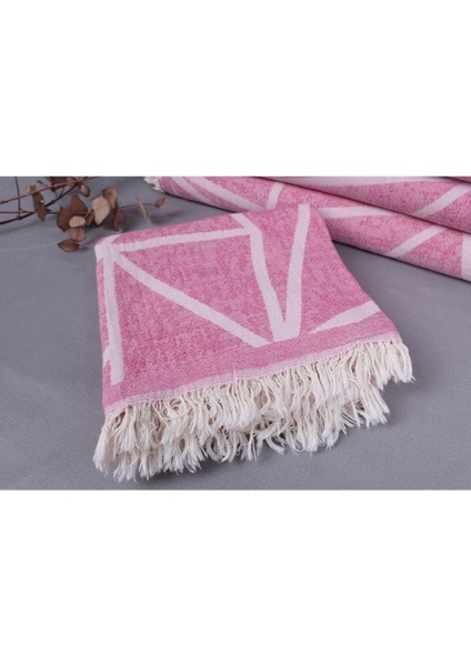 Peştemal Fuşya Banyo Peştemali 100X175 cm Pamuk Peştemal Fouta Peştemal modelleri