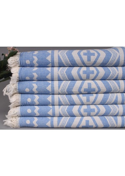 Peştemal Saks Mavi Plaj Peştemali 90X180 cm Pamuk Peştemal fiyatları