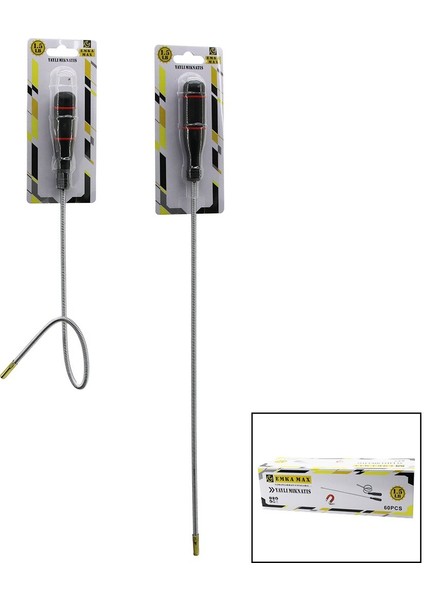 Yaylı Mıknatısuzatma Çubukpls.saplıulaşılamayan Alanlar Metal TOPLAMA44CM+10CM SAP=54CM (2818)