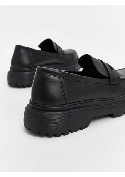 Deri Görünümlü Erkek Loafer Ayakkabı (S5) indirimleri
