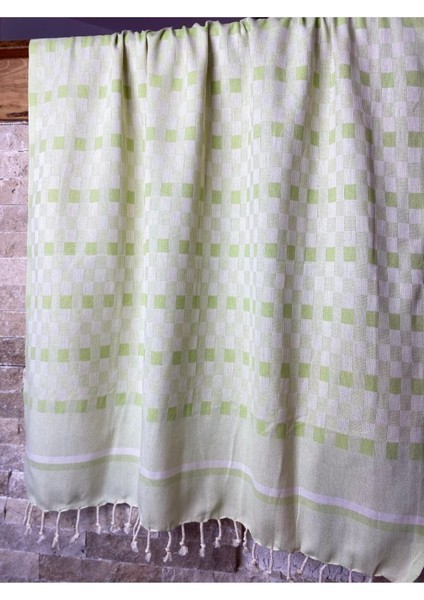 Organik Pamuk Mint Yeşili Hamam Sauna Plaj Peştemali 90X190
