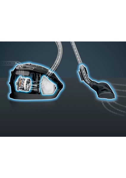 VSC7SIL1 IQ700 Toz Torbalı Sessiz Süpürge 66 Db