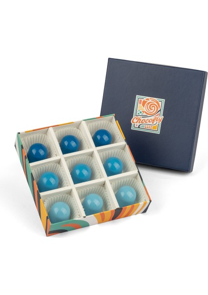 Chocofly Artisan Series 9 Lu El Yapımı Belçika Çikolatası (Balkabağı Lime , Satsuma(Mandalina))