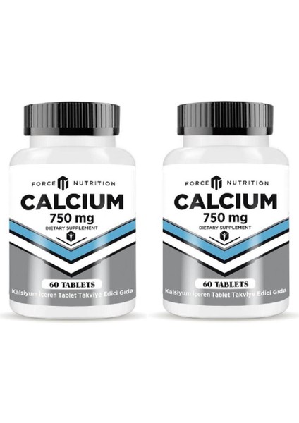 Calcium 750 Mg 60 Tablet | 2 Adet