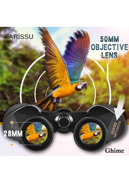 KL65 20X50 Hd Dürbün | Geniş Görüş Açısı, Yüksek Büyütme Kapasitesi