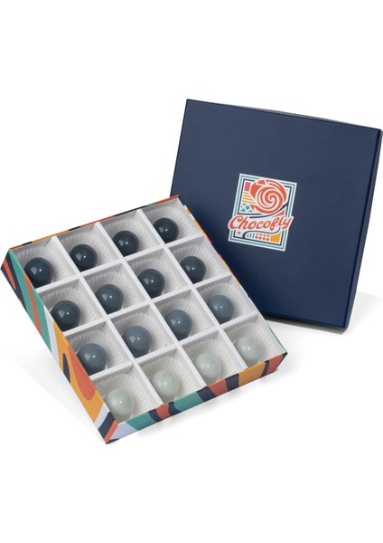 Chocofly Artisan Series 16'lı El Yapımı Belçika Çikolatası (Dolgu Seçimli)