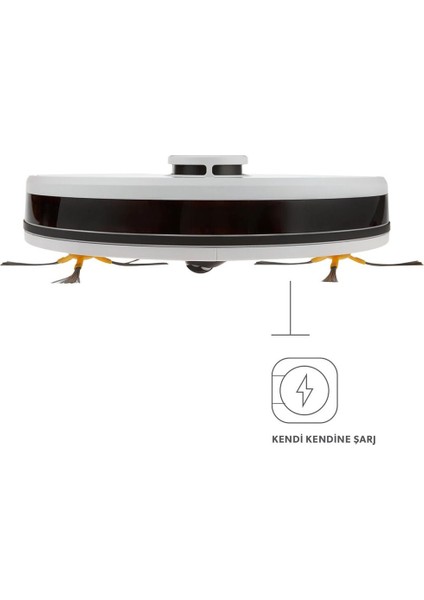Yeni Seri Wi-Fi Bağlantı Moplu ve Laser-Lidar Haritalamalı Alex Üç Farklı Emiş Robot Süpürge