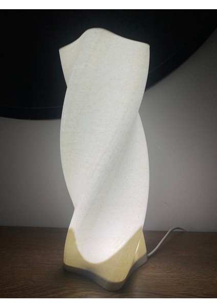 Dikey Spiral Abajur Masa Lambası USB LED