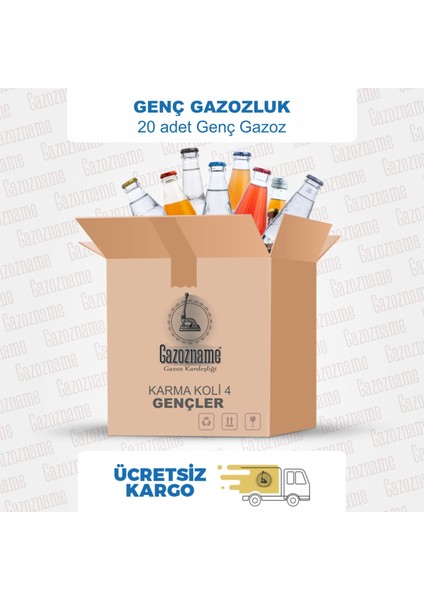 Genç Gazozluk (20 Farklı Klasik Gazoz 1 Kolide)
