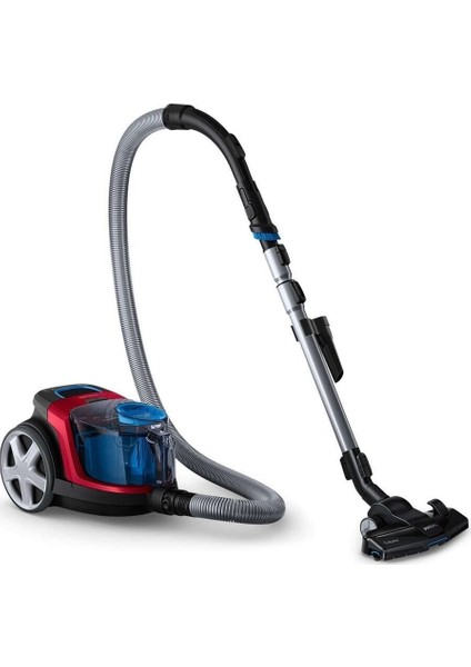 Powerpro City 900 W , Toz Torbasız Elektrikli Süpürge,büküm Kırmızı , 79 Db ,1.5litre Triactive