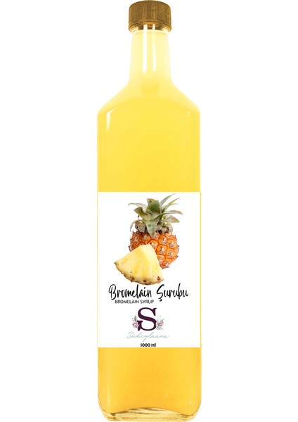 Doğal Bromelain Şurubu 1000 ml