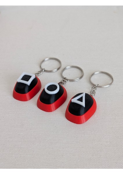 Just3dprintings Squid Game Anahtarlık 3lü