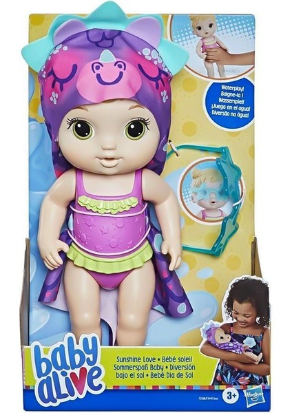 F2568 Baby Alive Sunshine Love Bebeğim +3 Yaş