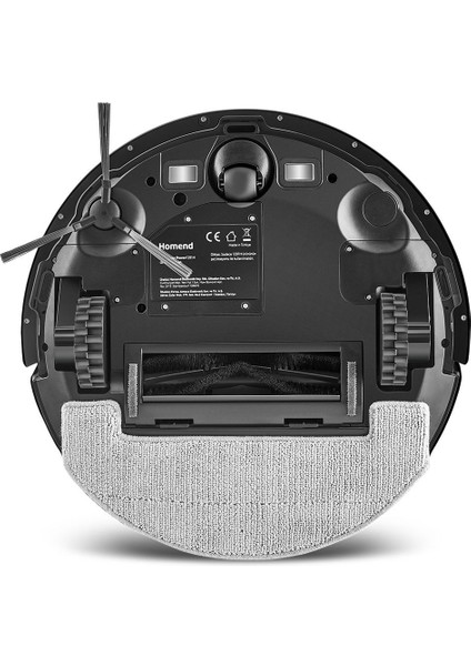 Alex Laser 1291H Moplu ve Haritalamalı 5 Kpa Robot Süpürge Siyah 2025
