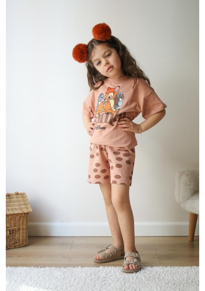 Kız Çocuk Sinbad Modelli Şortlu Pamuk Takım