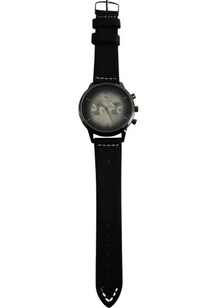 Clup Çelik Gövde Deri Kordon Erkek Kol Saati