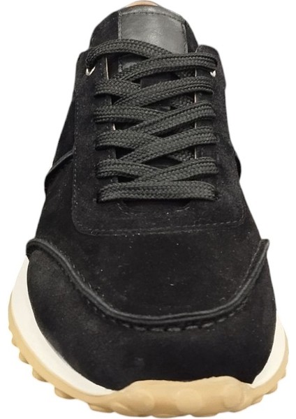 061005m Iç Dış Nubuk Deri Ortopedik Erkek Günlük Casual Sneaker Ayakkabı