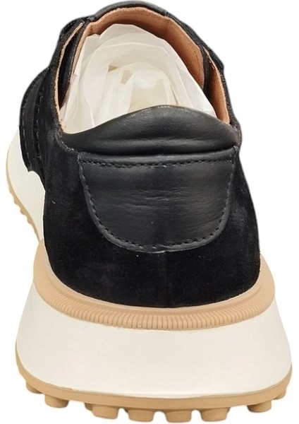 061005m Iç Dış Nubuk Deri Ortopedik Erkek Günlük Casual Sneaker Ayakkabı