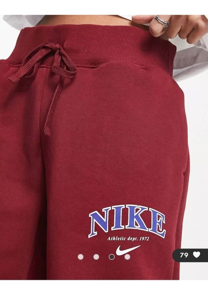 Sportswear Phoenix Fleece High Waisted Oversized Bordo Kadın Eşofman Altı fırsatları