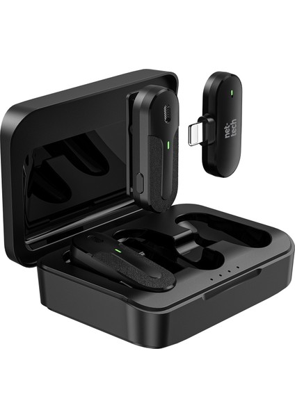 NT-0T09 Lightning Duo Wireless Mini Kablosuz Yaka Mikrofonu