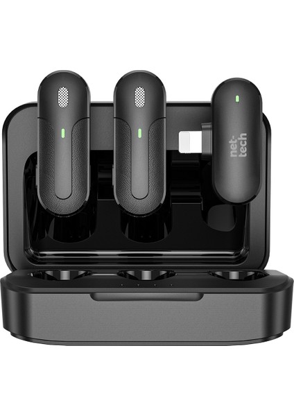 NT-0T09 Lightning Duo Wireless Mini Kablosuz Yaka Mikrofonu