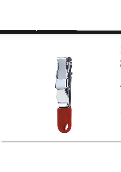 Kırmızı Mini Ultra Ince Tırnak Makas Taşınabilir Red Paslanmaz Çelik Ayak Kesici Düzeltici 1 Adet