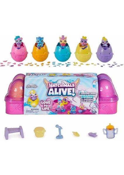 6071092 Hatchimals Alive 6lı Mini Sürpriz