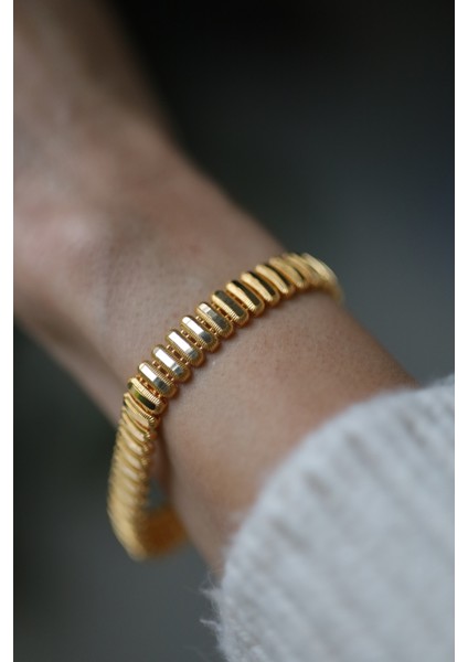 14 Ayar Altın Cimarlı Kalemli Tasarım Bileklik 2 fırsatları