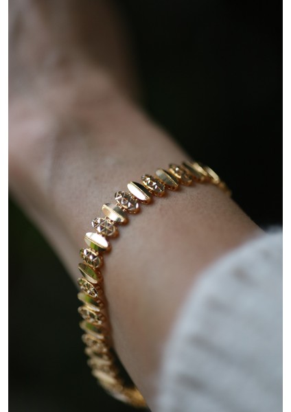 14 Ayar Altın Cimarlı Kalemli Tasarım Bileklik fırsatları