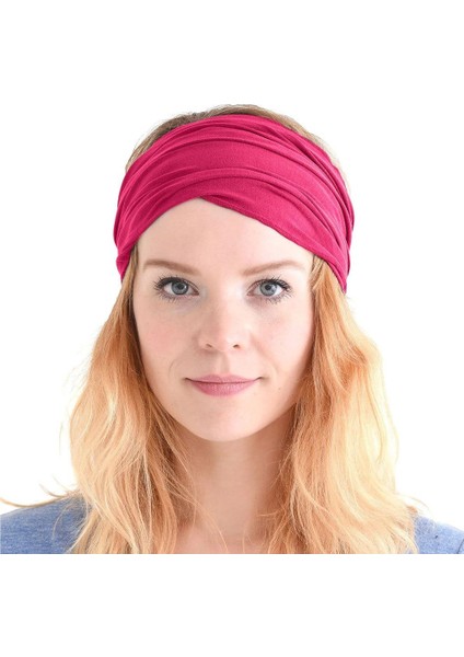 Paraşüt Bandana Sade Düz Renk Pamuklu Kumaş Lastikli Pembe fiyatları