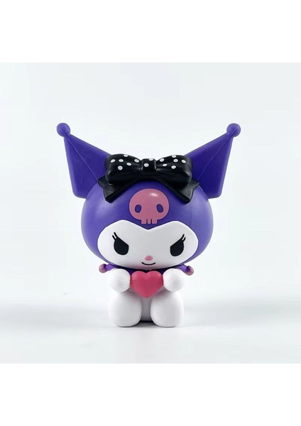 Kawaii Sanrio Kuromi Karikatür Figür Model -6