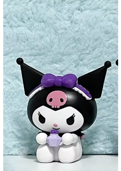 Kawaii Sanrio Kuromi Karikatür Figür Model -1 fiyatları