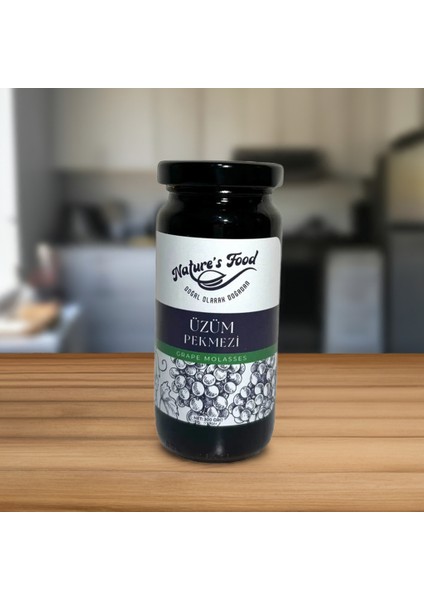 Doğal Koruyucusuz Katkısız Üzüm Pekmezi 300gr Cam Şişe