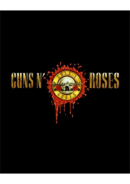 Guns N Roses Drops Logo Büyük Sırt Patch Yama