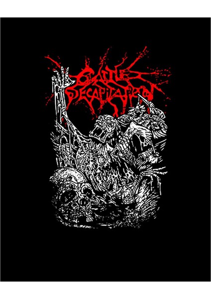 Cattle Decapitation Design Classic Büyük Sırt Patch Yama