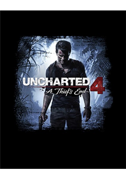 Uncharted 4 Nathan Drake Poster Büyük Sırt Patch Yama