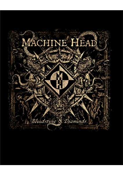 Machine Head Bloodstone Diamonds Büyük Sırt Patch Yama