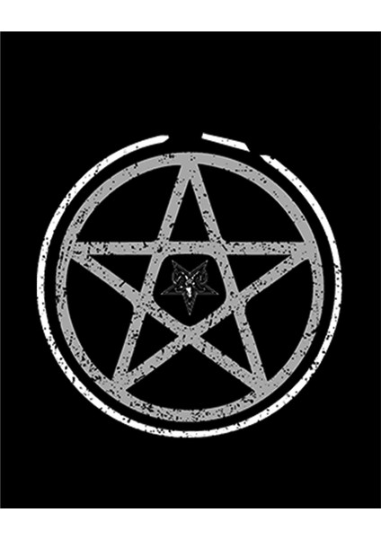 Baphomet Pentagram Büyük Sırt Patch Yama
