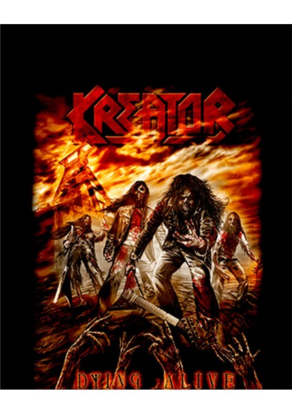 Kreator Dying Alive Büyük Sırt Patch Yama